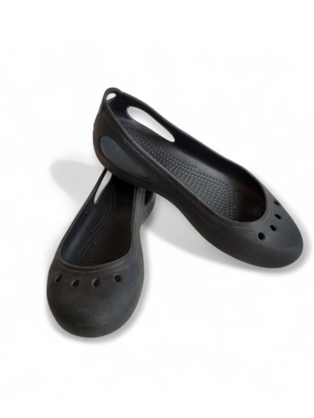 CROCS Kadee Ballet Flats Slingback Black 7